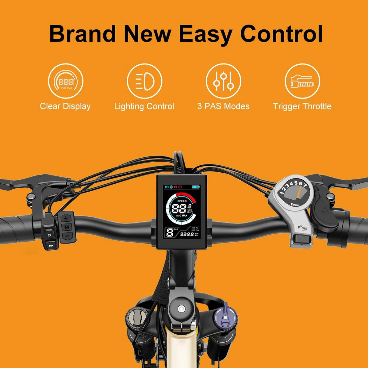 Electric Mountain Bike 26" Tires 350W Black M93708