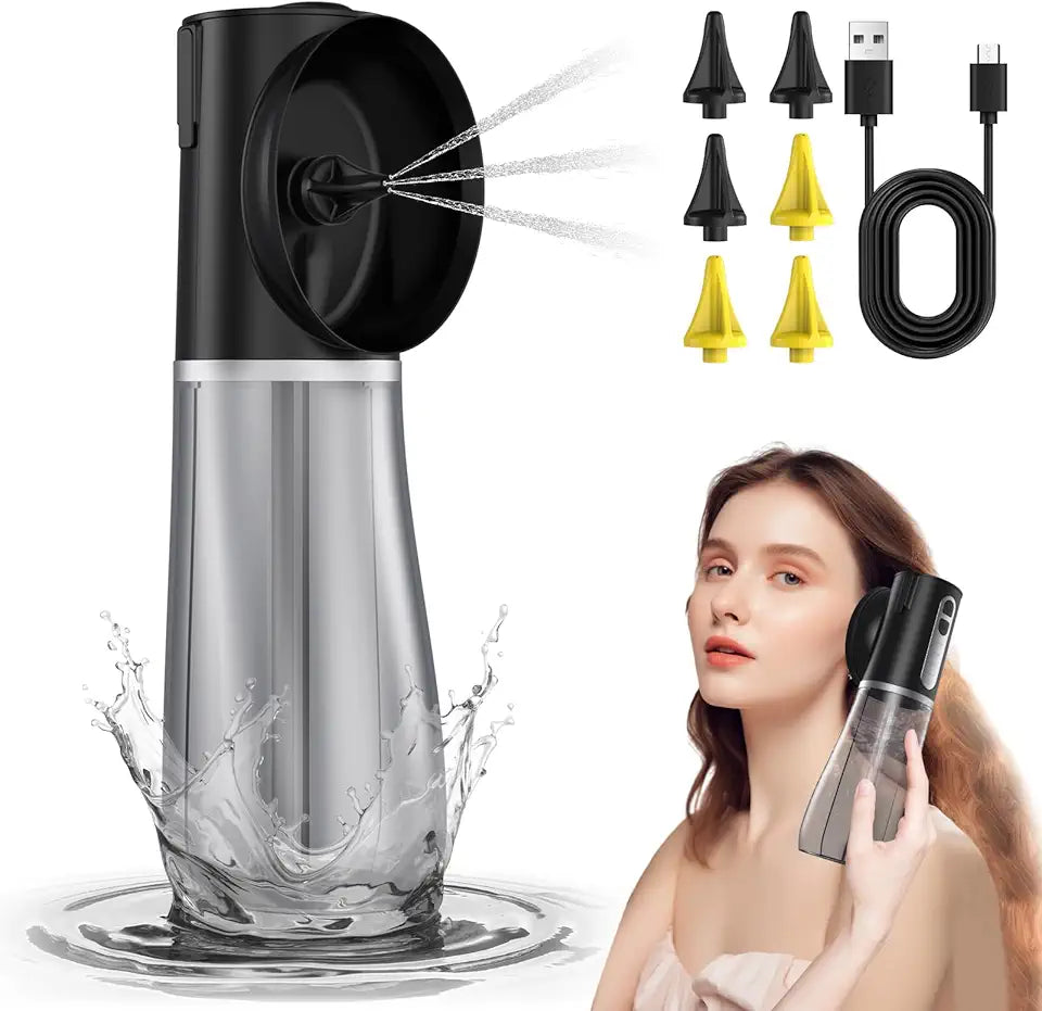 Electric Ear Wax Removal with 4 Pressure Modes and 6 Reusable Tips J633