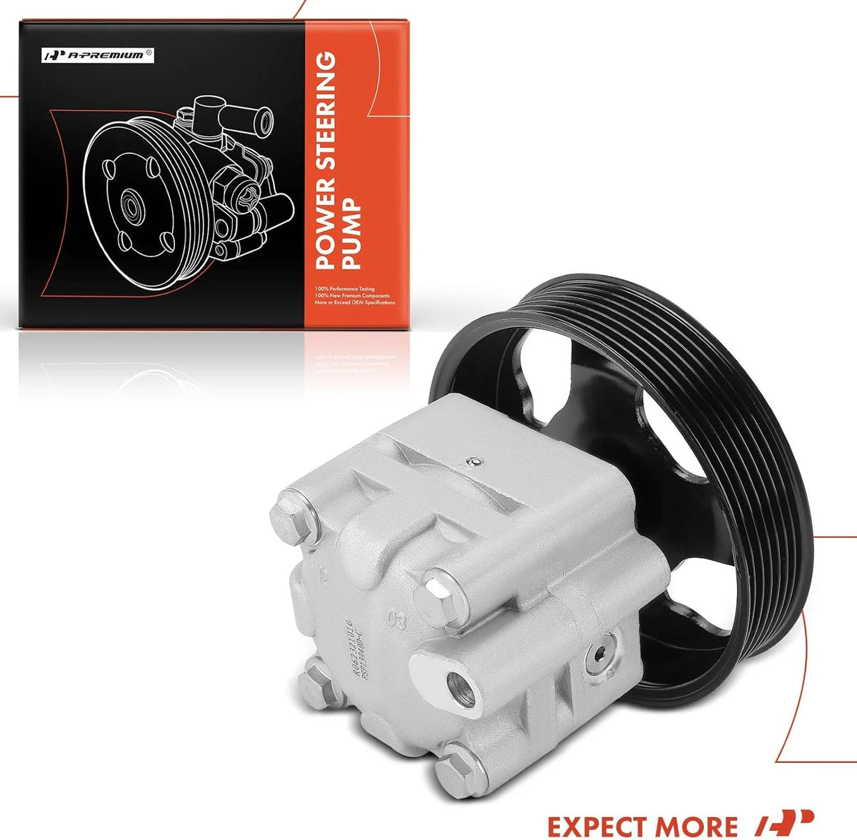 Power Steering Pump with Pulley B396