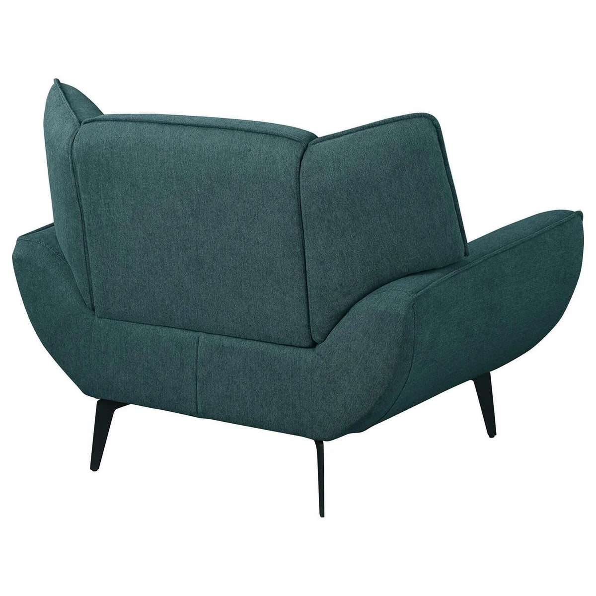 Teal Fabric Upholstered Wing Back Chair G671