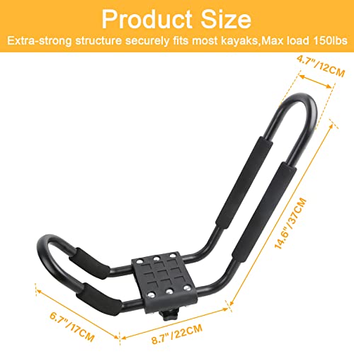 Kayak Roof Rack J-Bar Carrier Set of 4 K839866