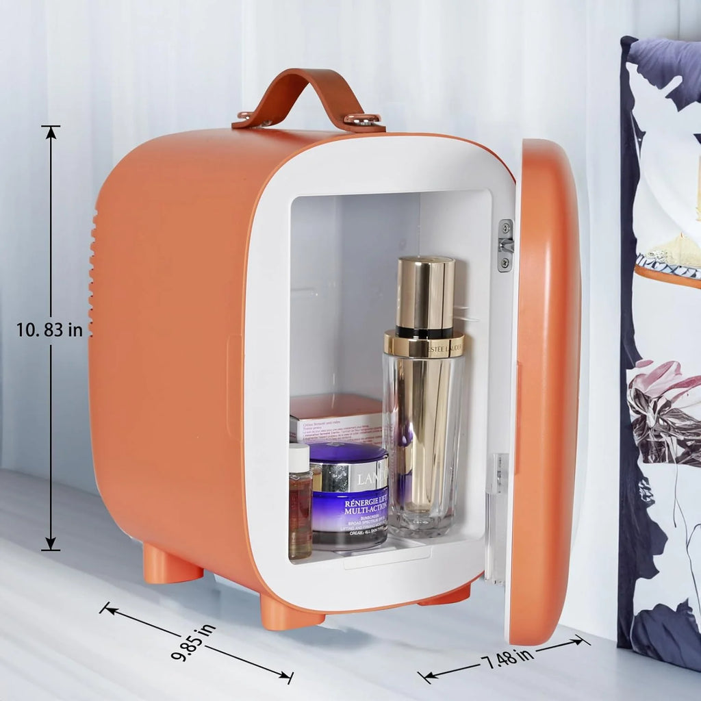 Portable Mini Fridge 6-can Mini Refrigerator N834