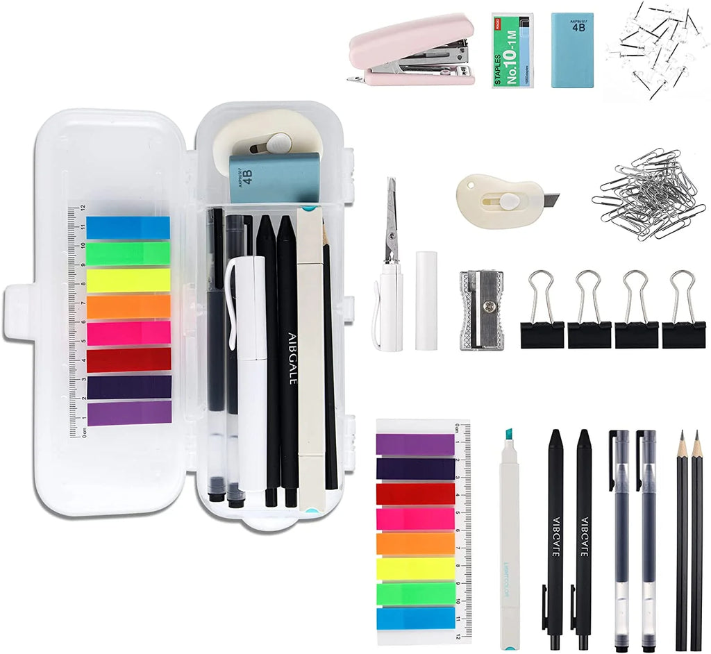 123 Pcs Office Supplies Kit with Desk Organizers Z761