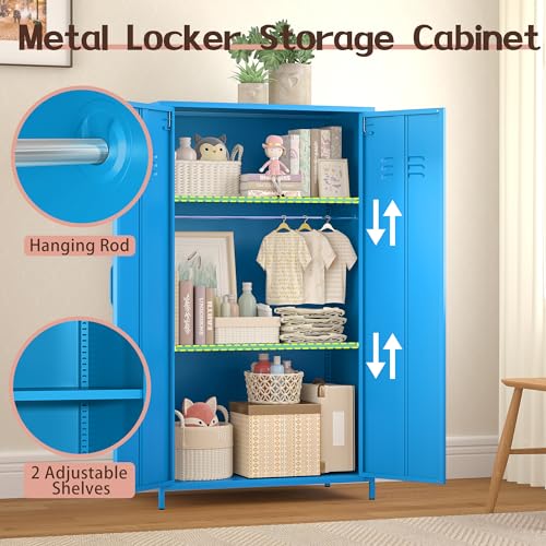 2 Door Metal Locker Storage Cabinet Z90100