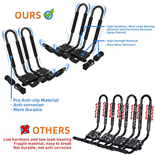 Kayak Roof Rack J-Bar Carrier Set of 4 K839866