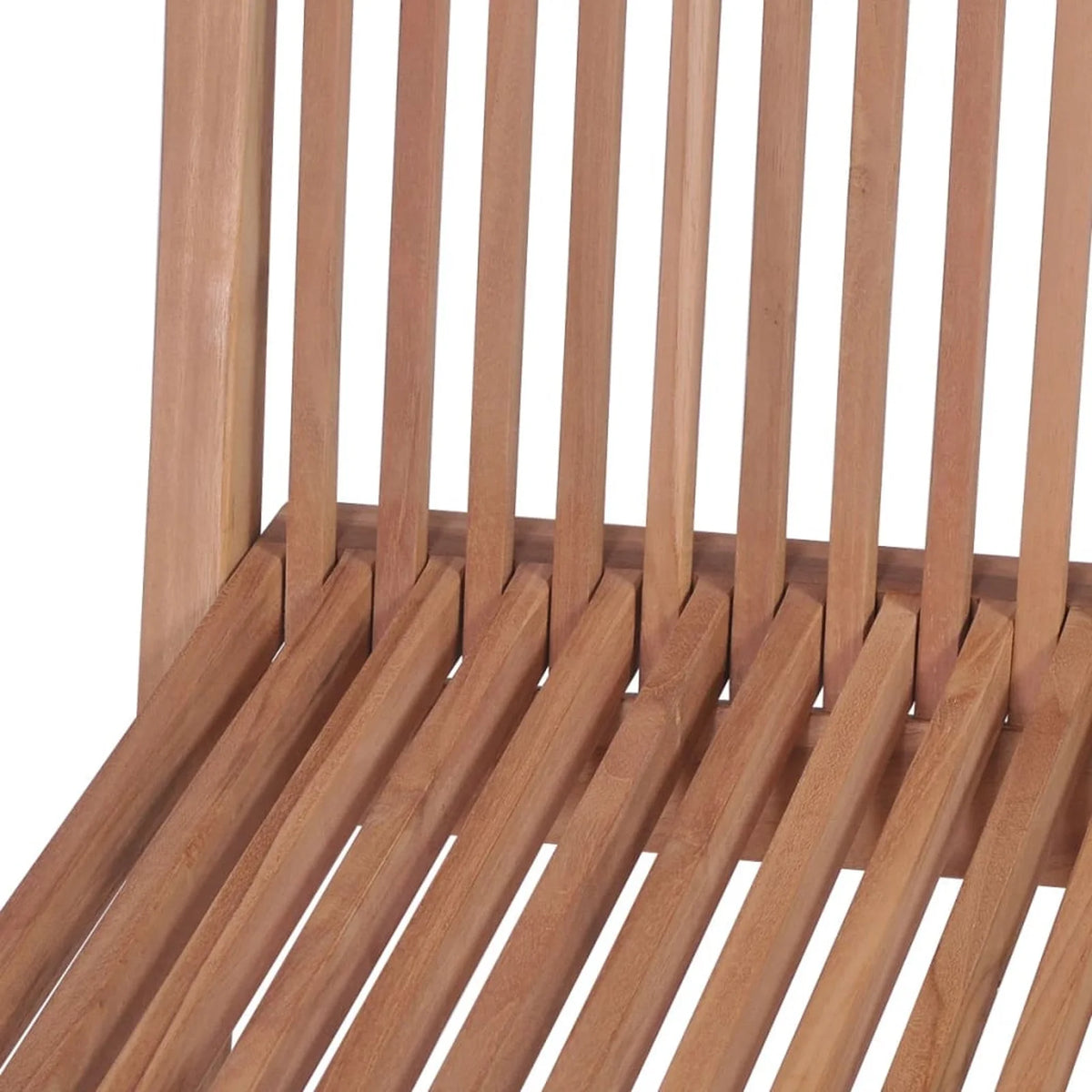 4 Piece Folding Teak Wood Dining Chairs T65396
