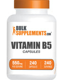 Vitamin B5 Pantothenic Acid 500mg Capsules D31035