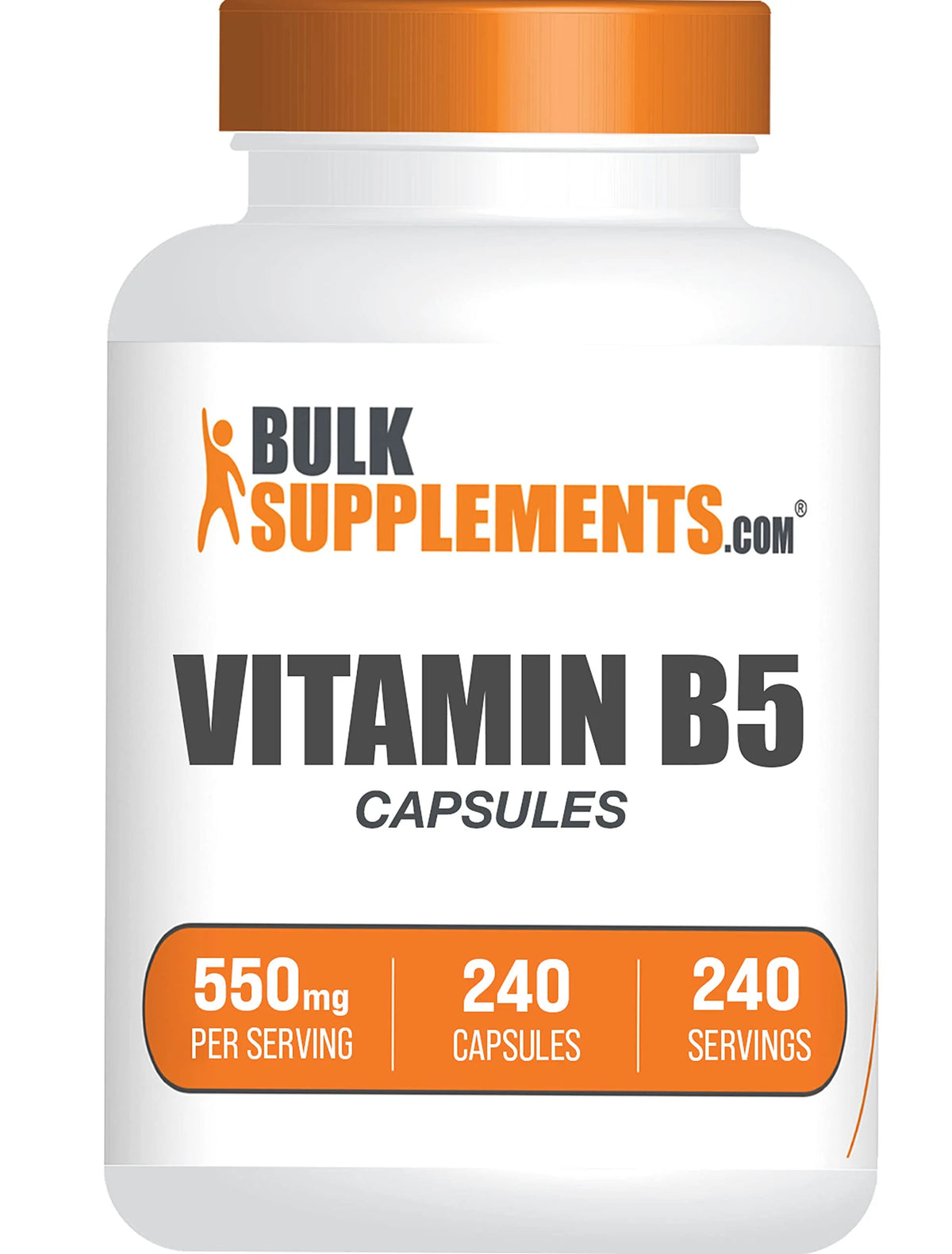 Vitamin B5 Pantothenic Acid 500mg Capsules D31035