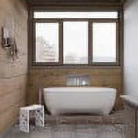 White Matte Solid Surface Resin Bathroom Shower Stool L915