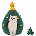 Green Christmas Cat Bed T79164