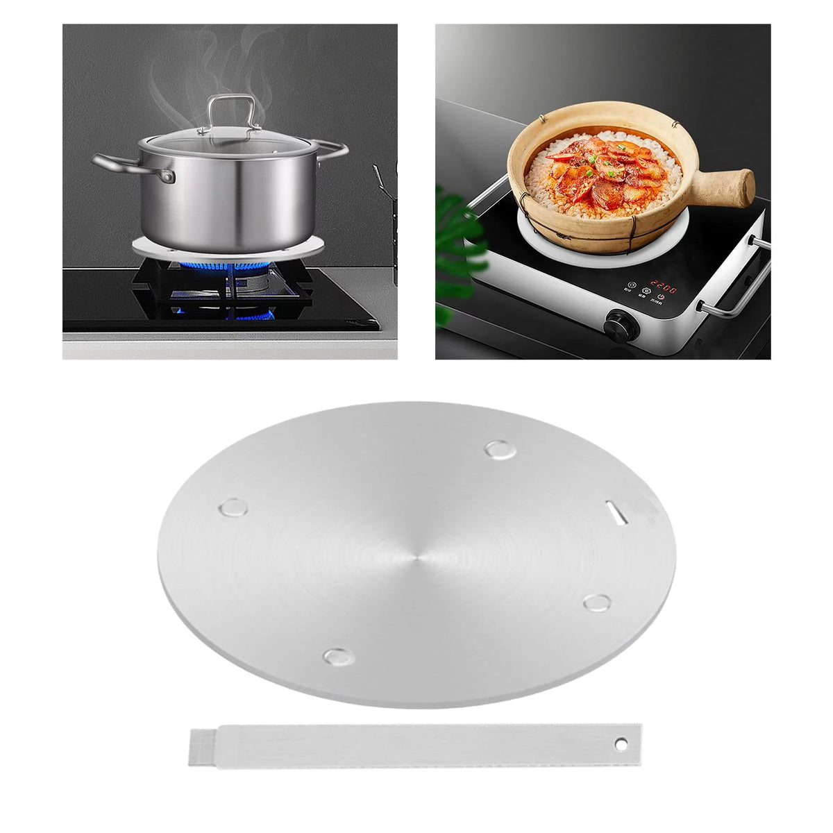 Stainless Steel Induction Heat Diffuser Plate C190