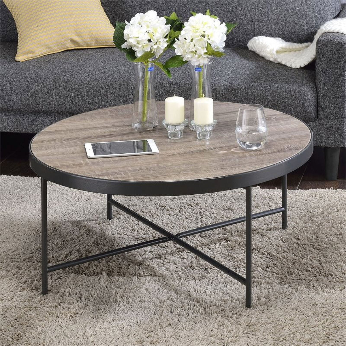 Weathered Gray Oak Coffee Table F5128
