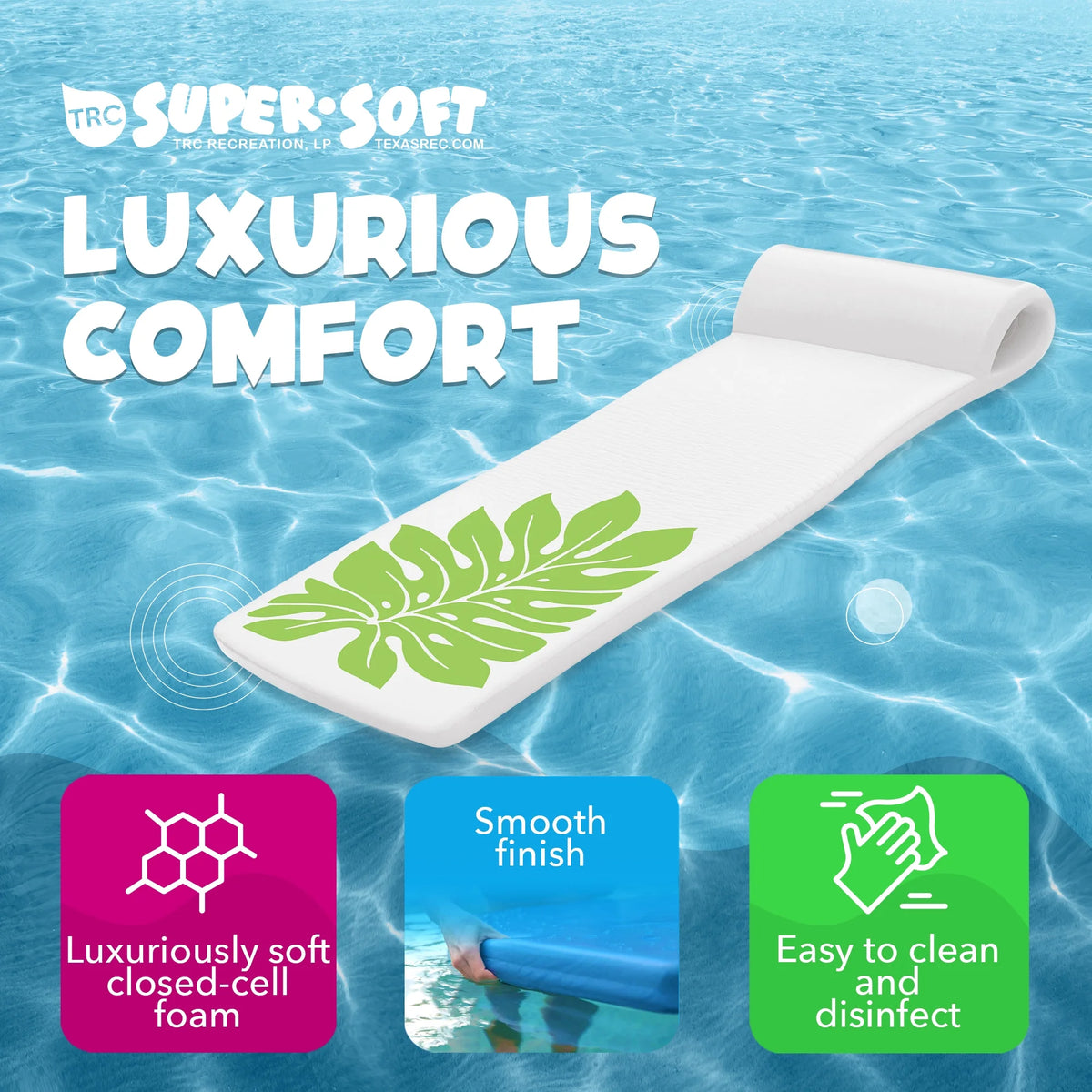 1.75" Thick Foam Pool Lounge Float U92656