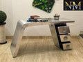 Aluminium Desk with Three Drawer 60 Inches C248171