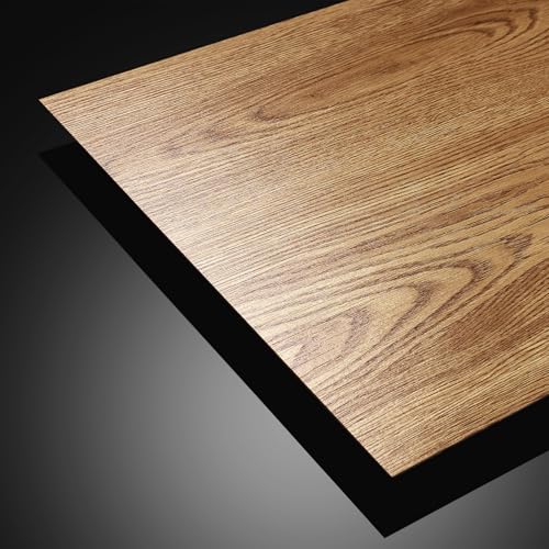 Honey Oak Wood Peel and Stick Vinyl Floor Tiles 36"x6" 18 PCS Waterproof O2558