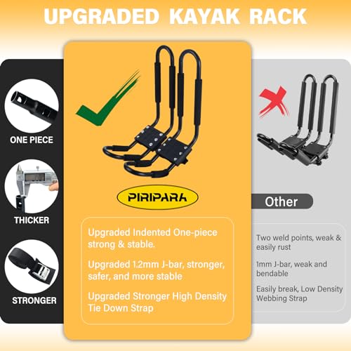 Kayak Roof Rack J-Bar Carrier Set of 4 K839866