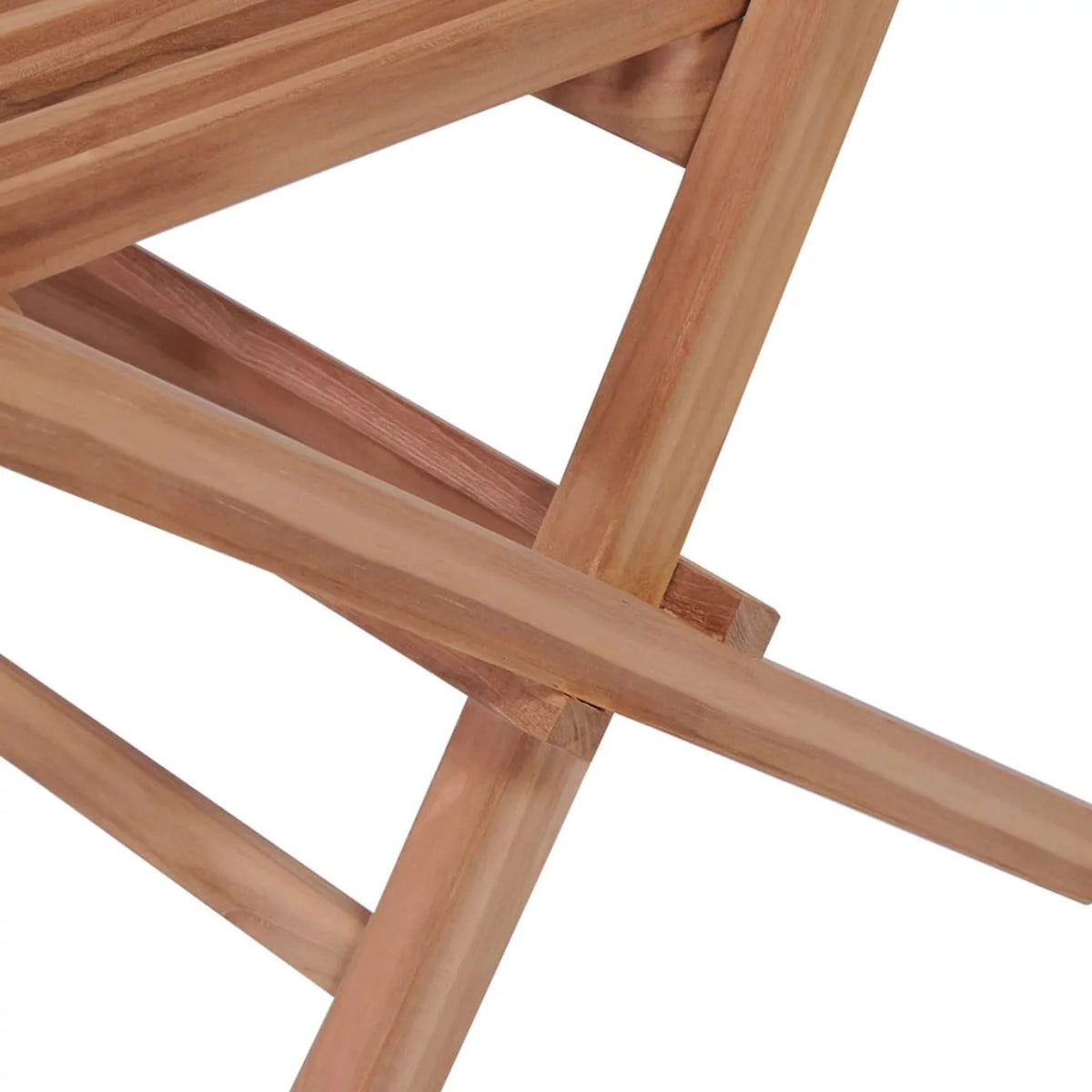 4 Piece Folding Teak Wood Dining Chairs T65396