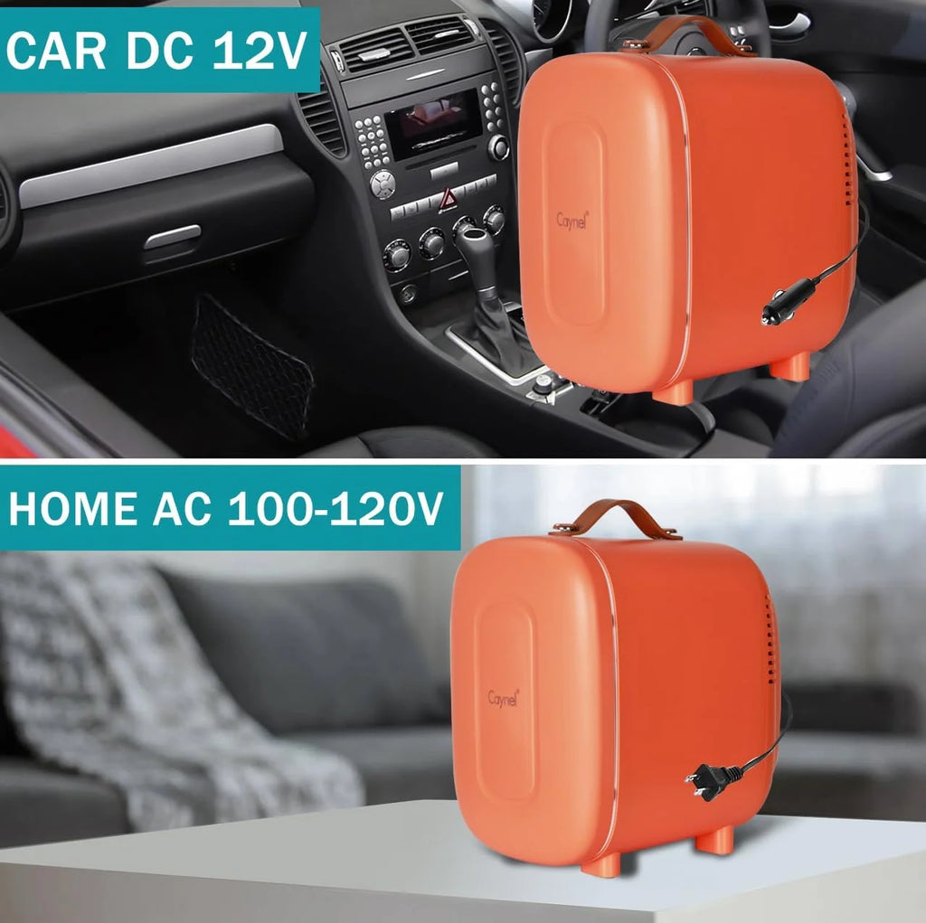 Portable Mini Fridge 6-can Mini Refrigerator N834