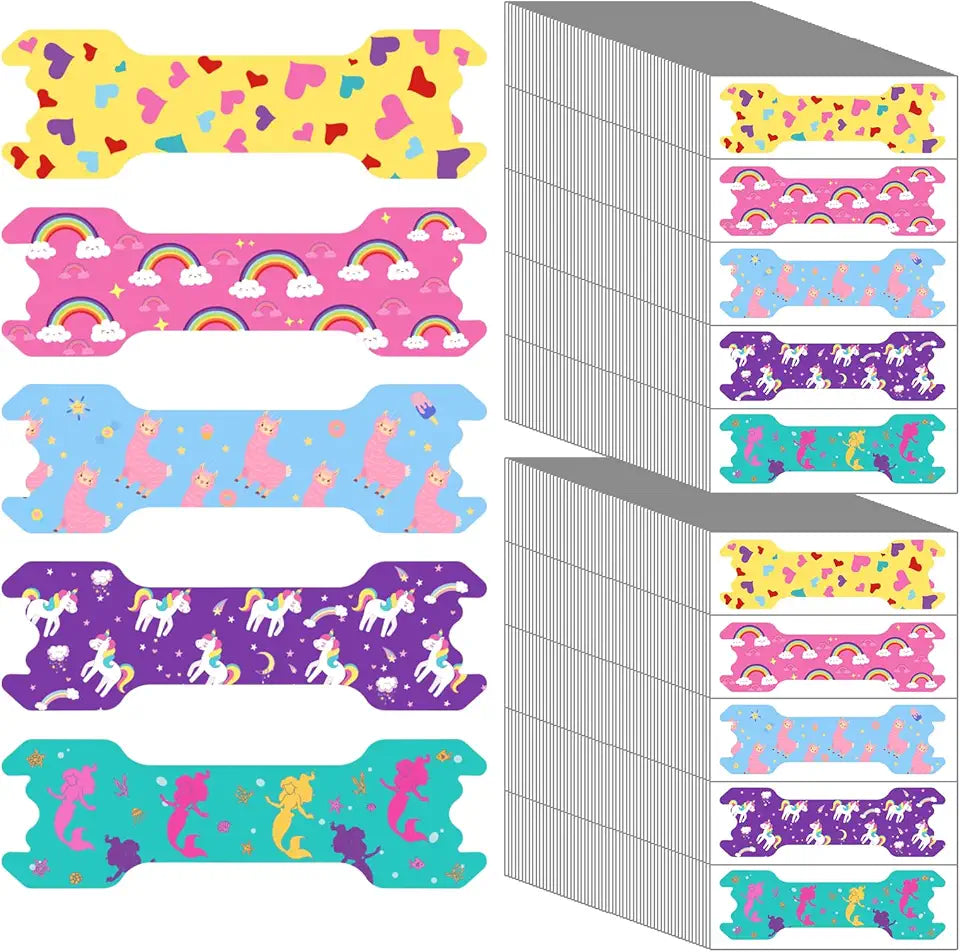 120PCS Kids Breathing Strips 2.16 * 0.66'' Nose Strips X592