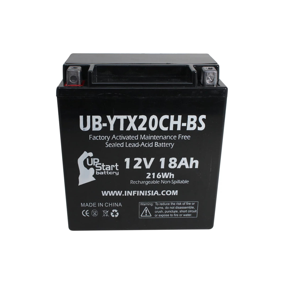 12V 18AH Maintenance Free ATV Battery U51903