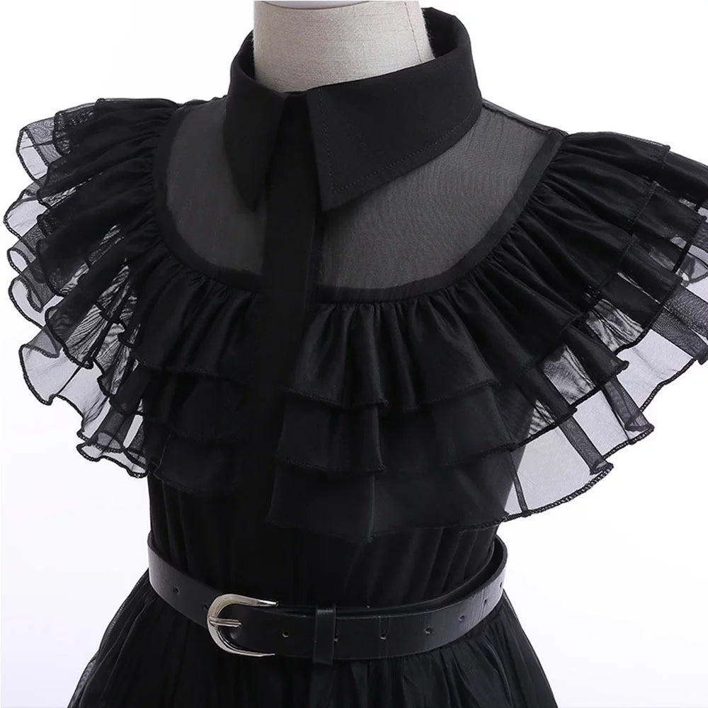 Black Tulle Dress V894