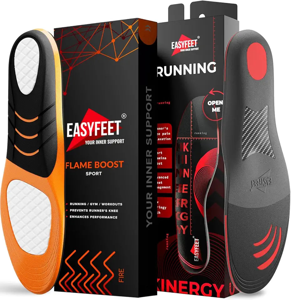 Low Arch Breathable Running Shoe Insoles Size M C28289