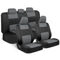 Solid Black Full Set Car Seat Covers Y83097