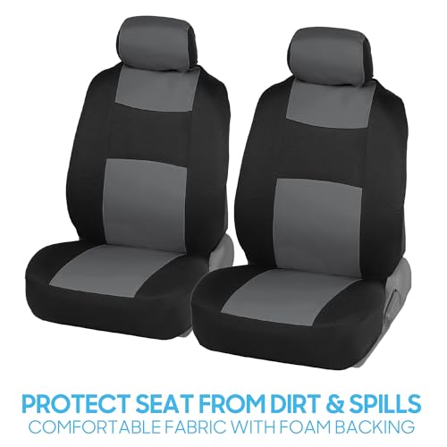 Solid Black Full Set Car Seat Covers Y83097