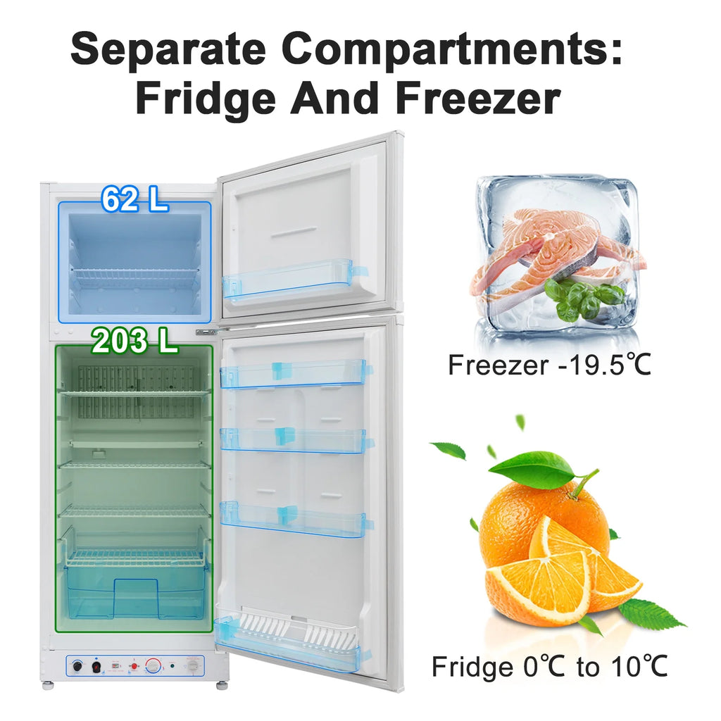 9.3 Cu ft Propane Refrigerator Gas Fridge T748703