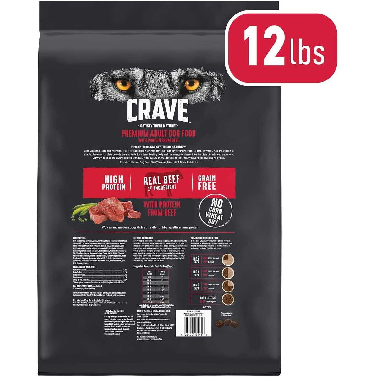 Grain Free Adult Dry Dog Food with Protein W8926