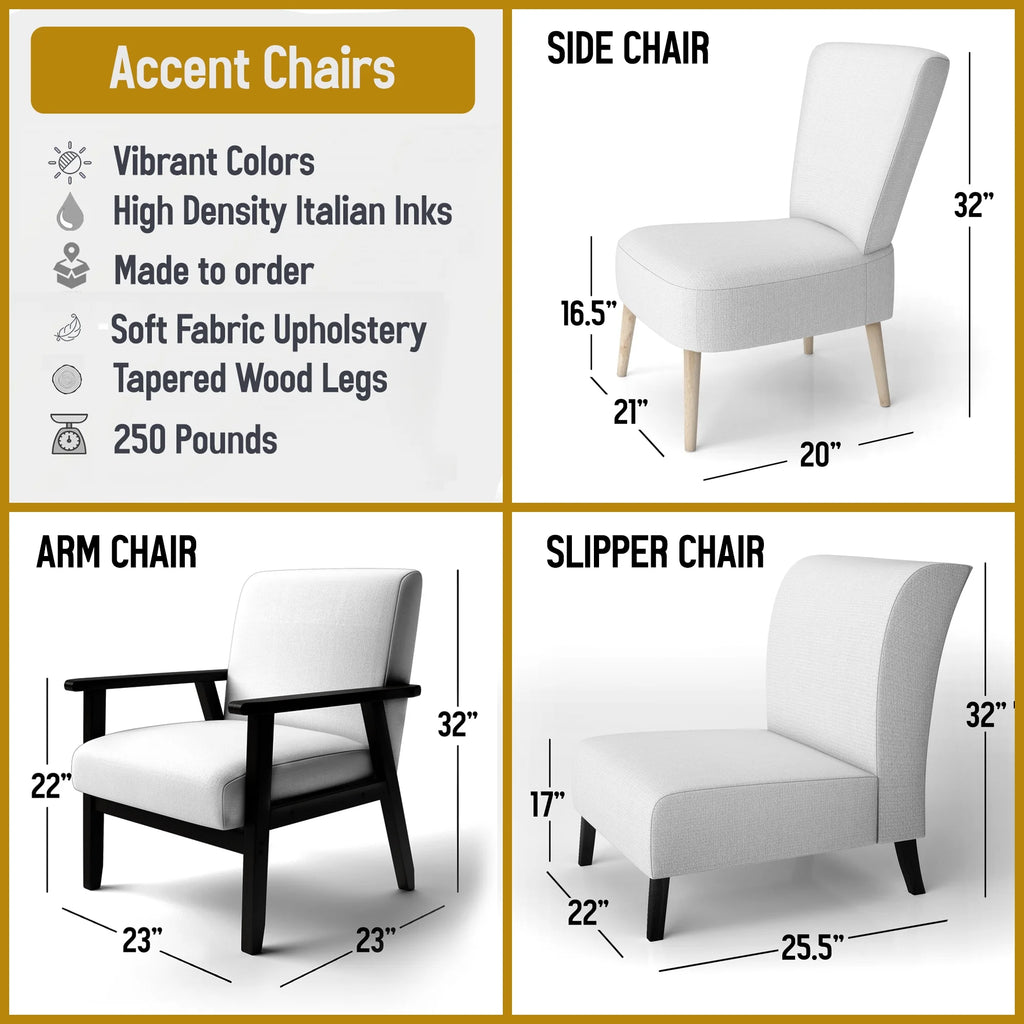 Zebra and Leopard Mix Pattern Upholstered Accent Chair B28772