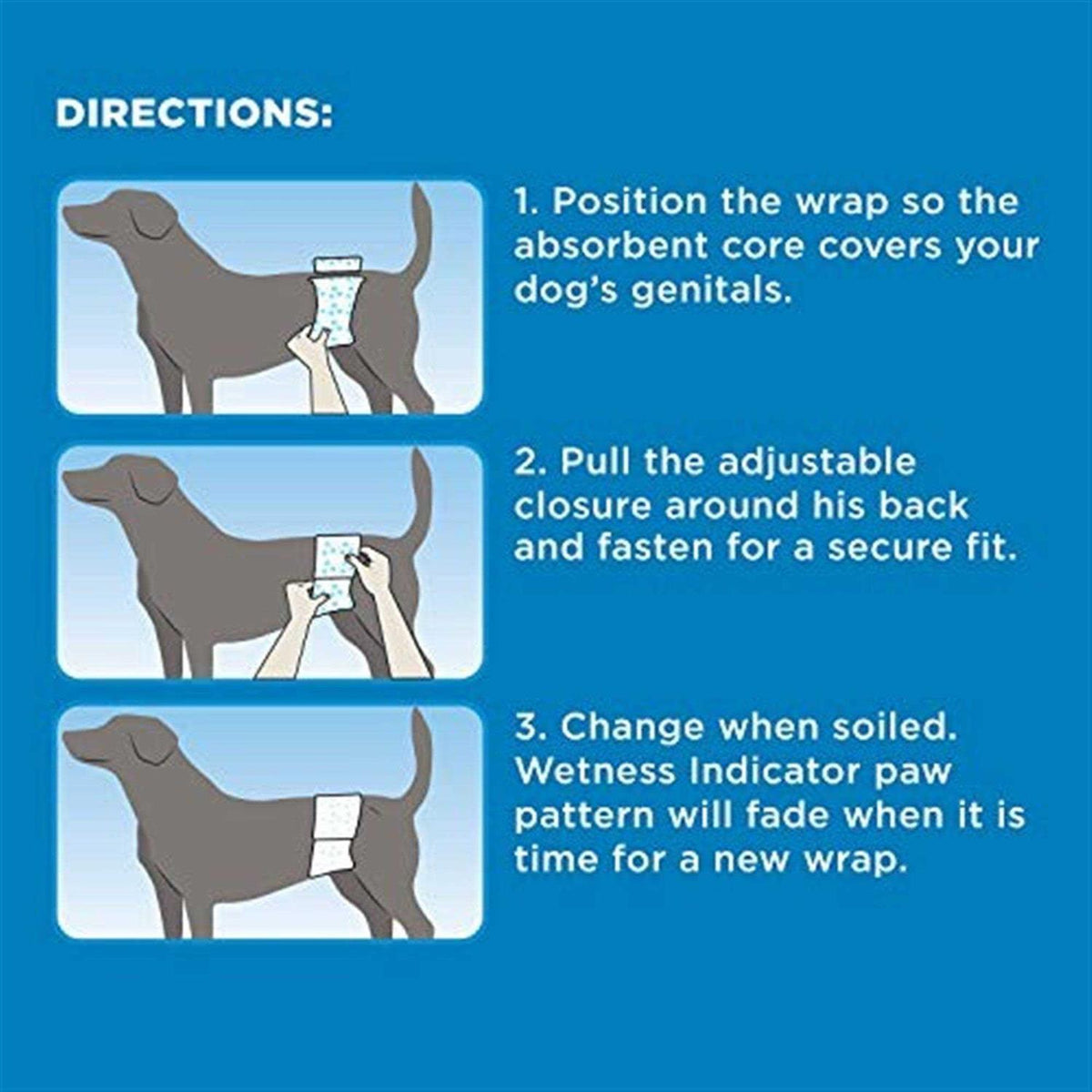 Disposable Male Dog Wraps G23131