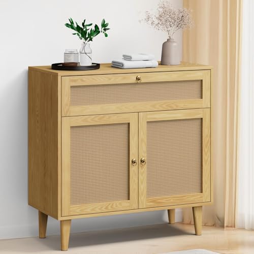 White Rolling Kitchen Island with Storage and 3 Drawers E9206